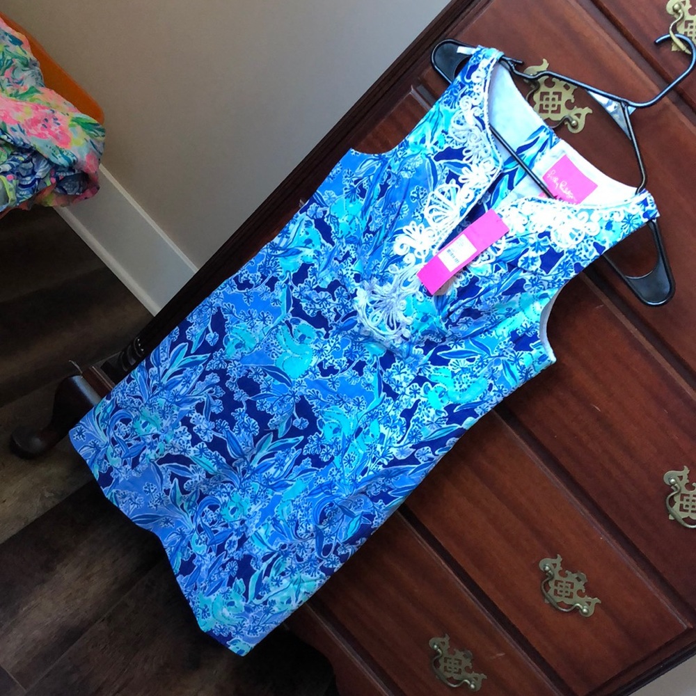 NWT Lilly Pulitzer Gabby Shift in Royal Purple